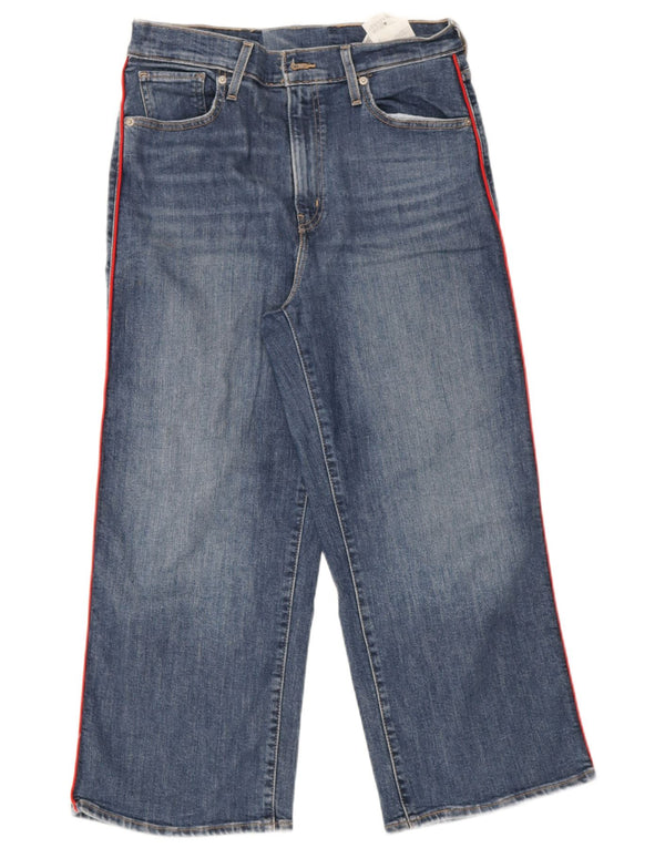 Levi's ženske skraćene traperice visokog struka W29 L25 plavi pamuk