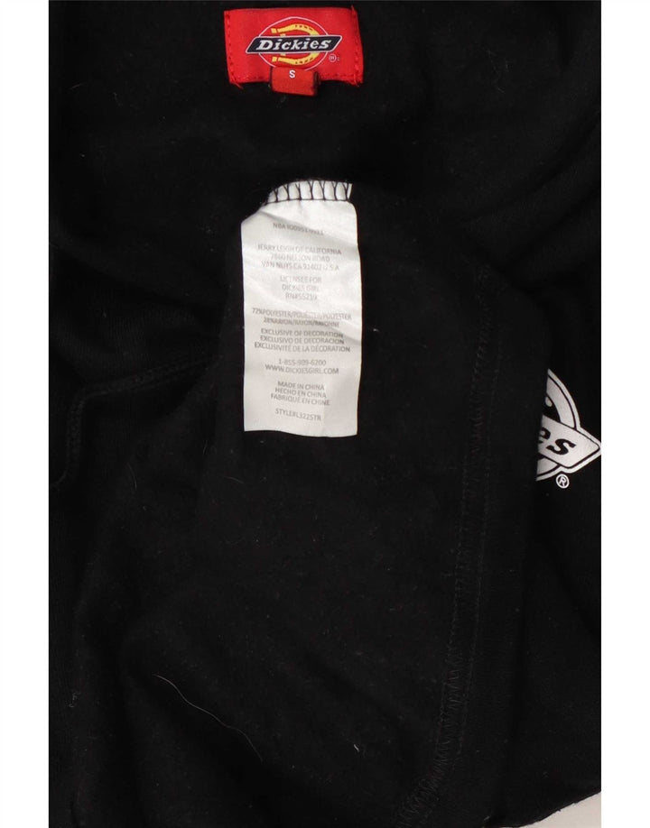 Dickies ženska majica s kapuljačom s kratkim rukavima UK 10 Mali crni poliester