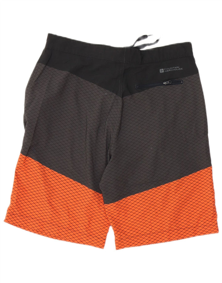 Mountain Warehouse Muške sportske kratke hlače srednje sive boje od poliestera