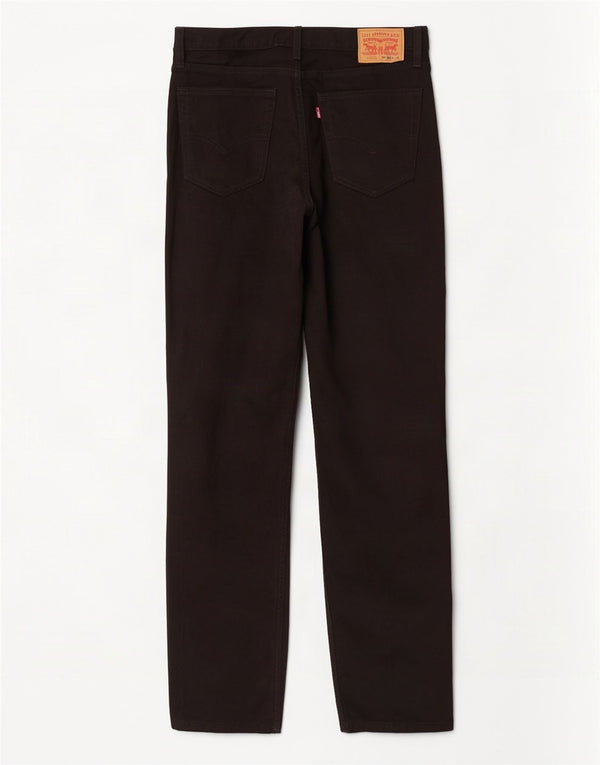 Levi's muške 516 uske ravne traperice W34 L32 crni pamuk
