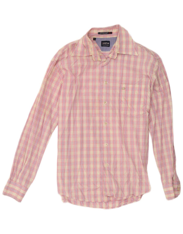 Wampum Mens Shirt Large Pink Check