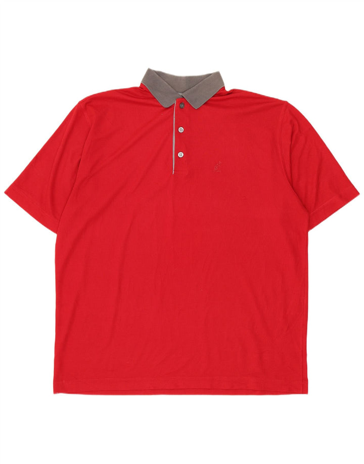 AUSTRALIAN L'ALPINA Muška polo majica IT 56 XL Red Colourblock
