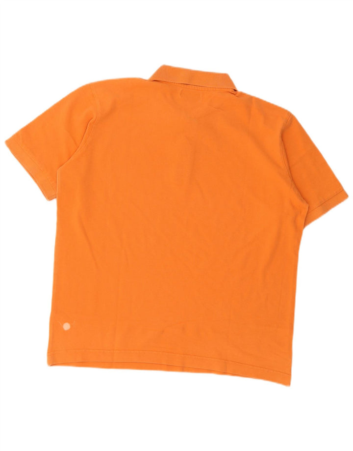 Kappa muška polo majica srednje narančaste pamučne boje