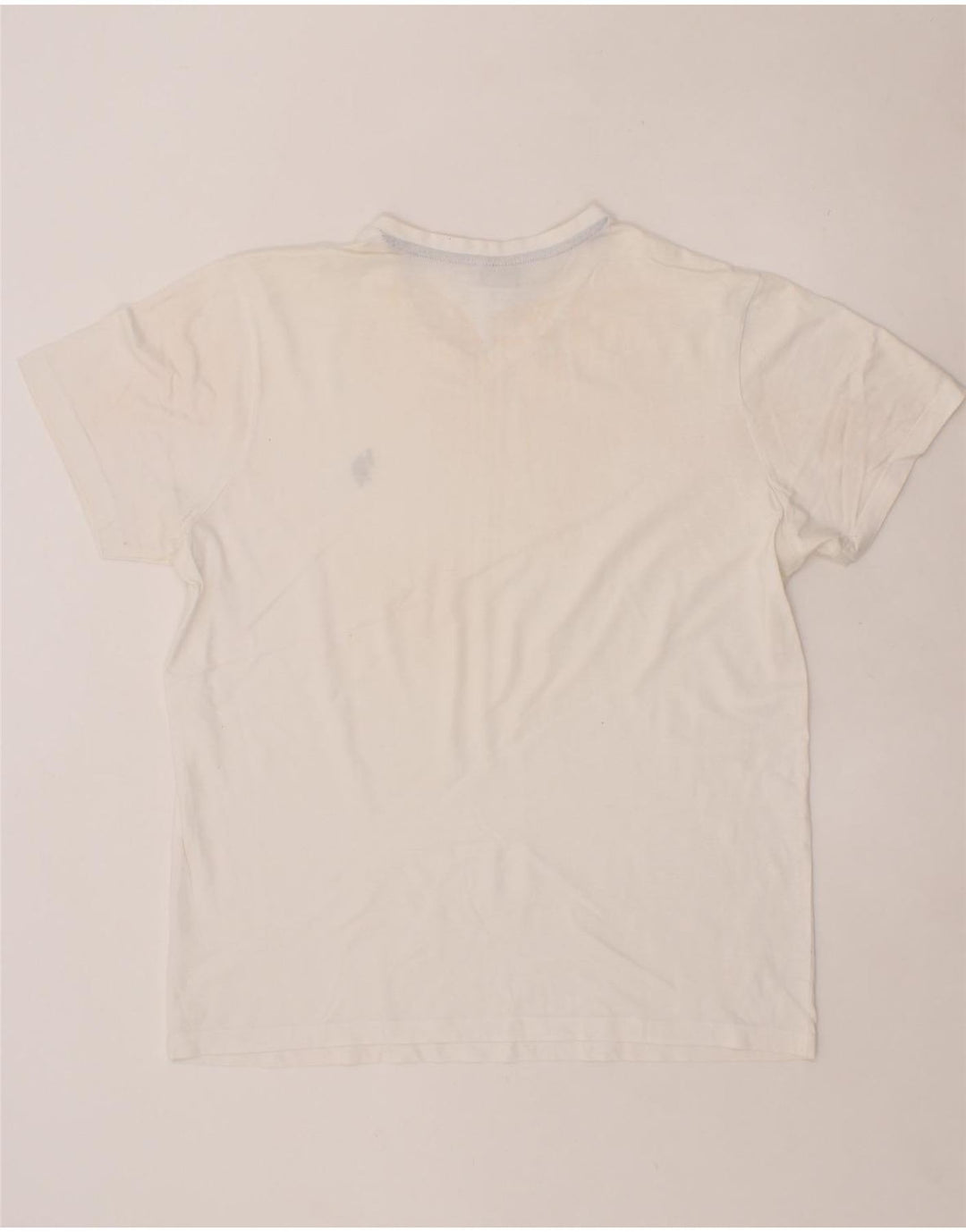 US POLO ASSN Mens T-Shirt Top Medium White Cotton Vintage US Polo Assn and Second-Hand US Polo Assn from Messina Hembry 