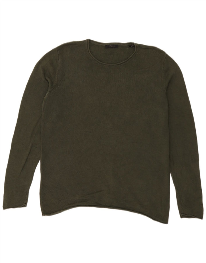 Veliki zeleni muški džemper s okruglim izrezom Jack & Jones