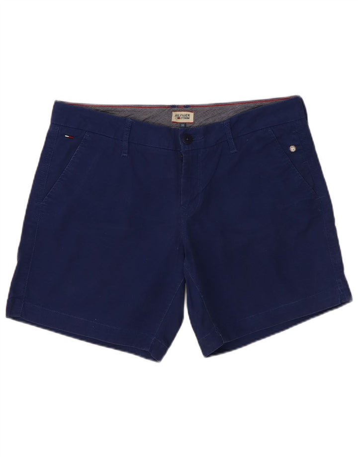 Tommy Hilfiger Ženske chino kratke hlače W30 Srednje plavi pamuk