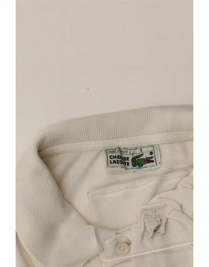 Lacoste muška polo majica veličine 3 Mala bijela pamučna
