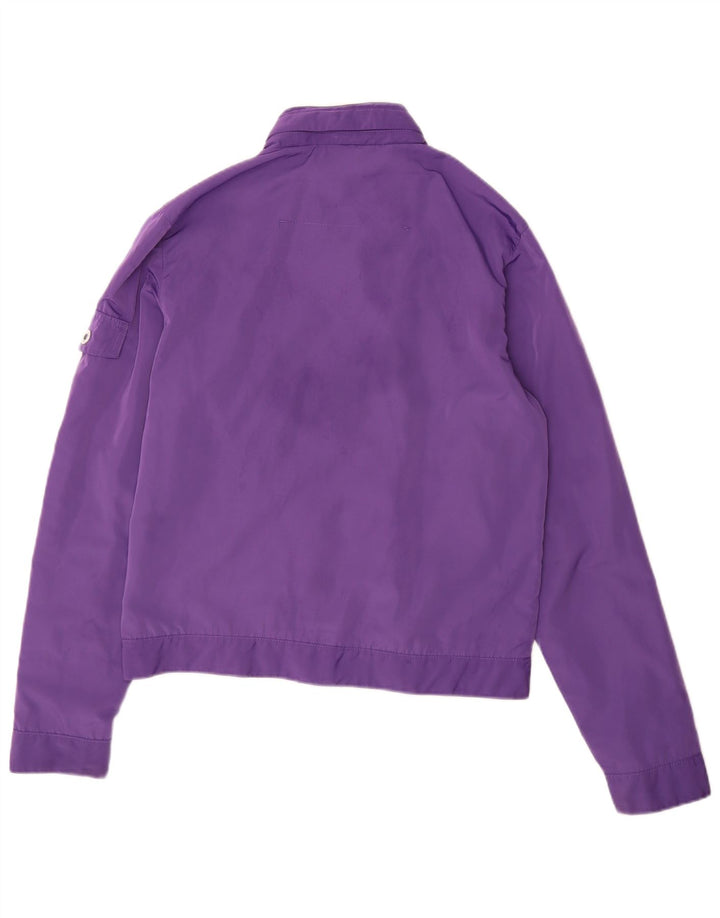 Calvin Klein Jeans ženska bomber jakna s grafičkim motivima UK 14 srednje ljubičasta