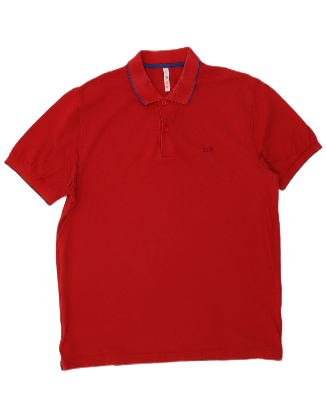 SUN68 Muška polo majica XL, crveni pamuk