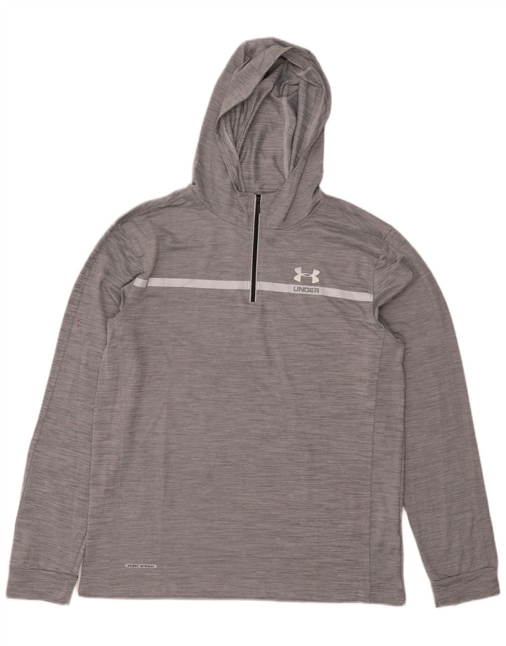 Muška kompresijska majica s kapuljačom Under Armour Top 2XL siva sportska