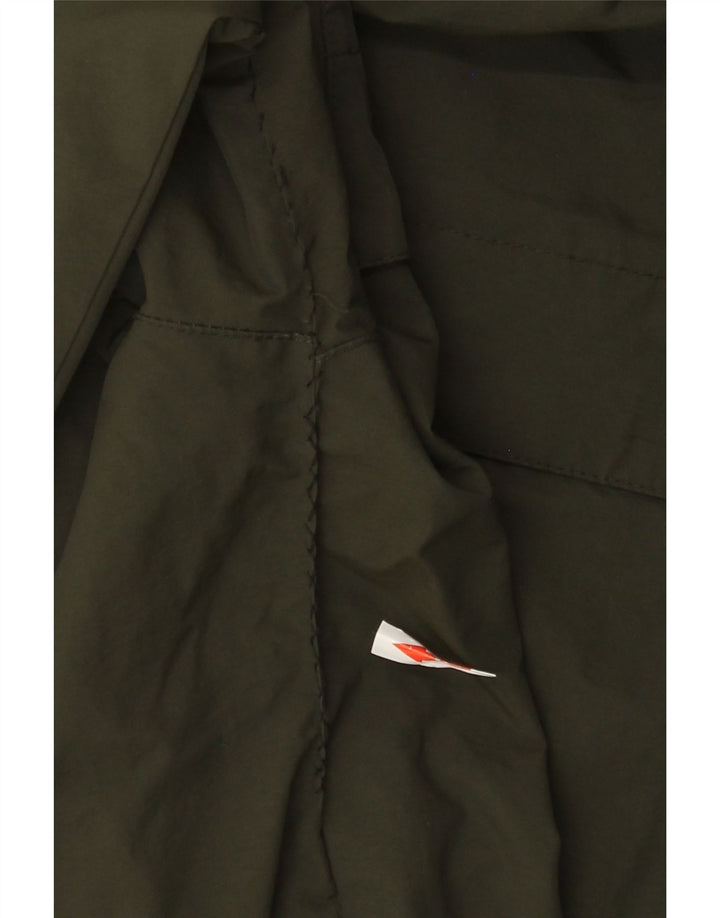 Muška kišna jakna s kapuljačom Farah UK 36, mali zeleni poliamid