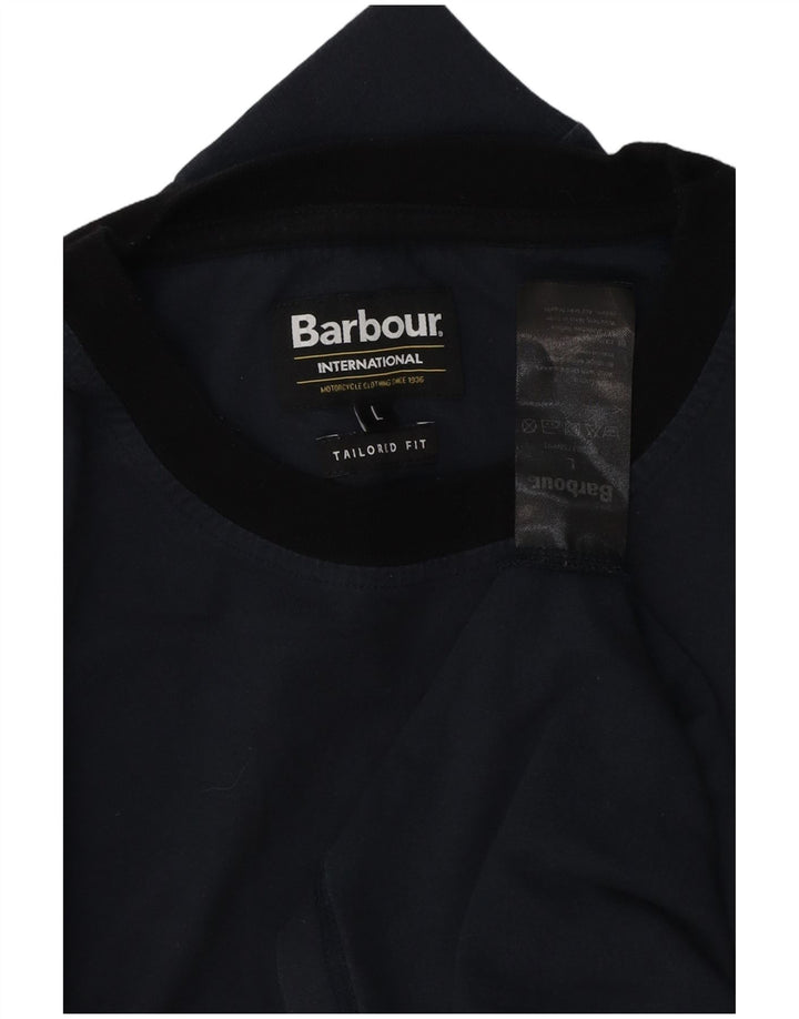 BARBOUR Muška krojena majica dugih rukava, velika tamnoplava boja