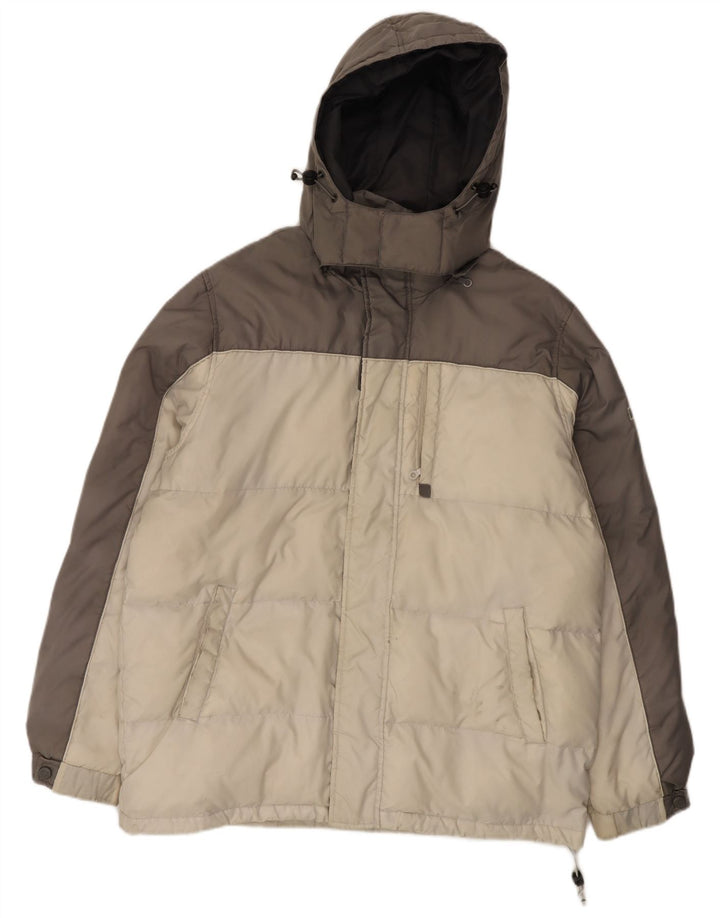 Champion muška podstavljena jakna s kapuljačom UK 40 Large Grey Colourblock