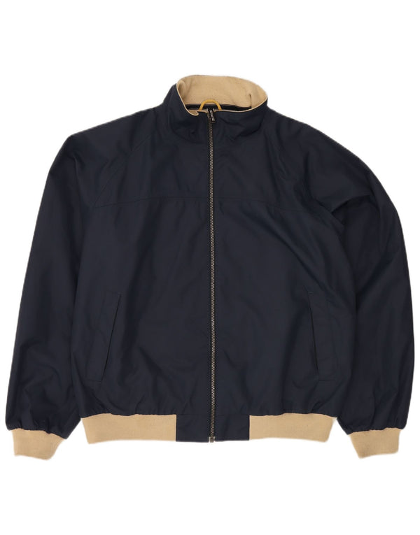 Gant muška bomber jakna UK 42 XL tamnoplavi najlon s blokovima boja