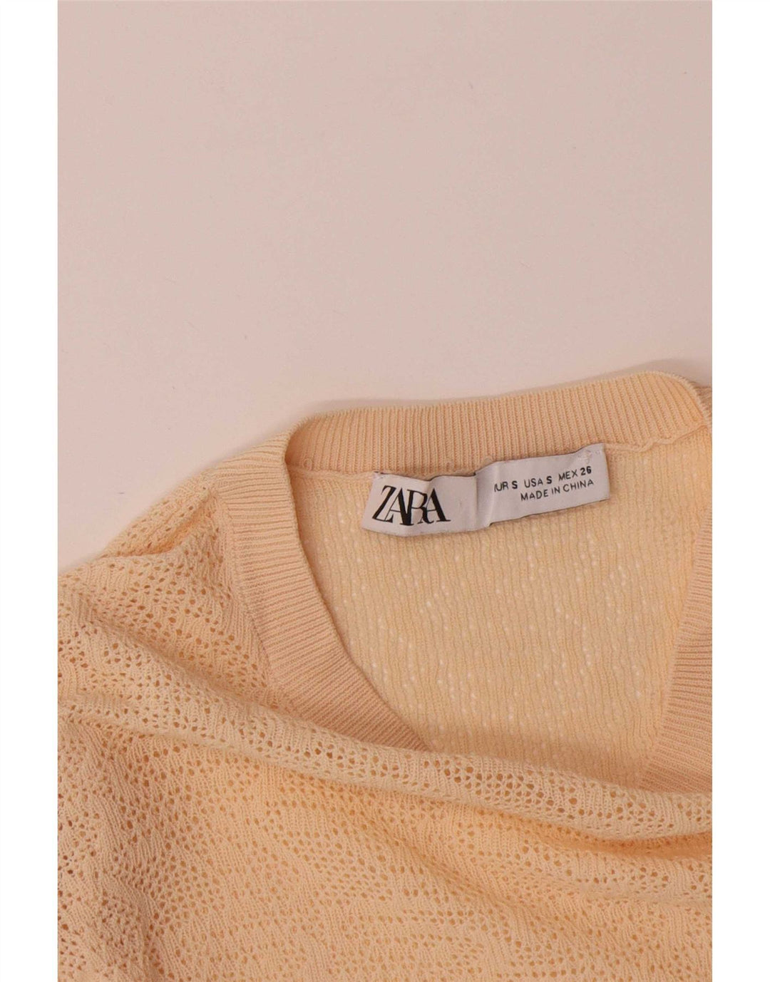 Zara ženska majica dugih rukava UK 8 Mala bež