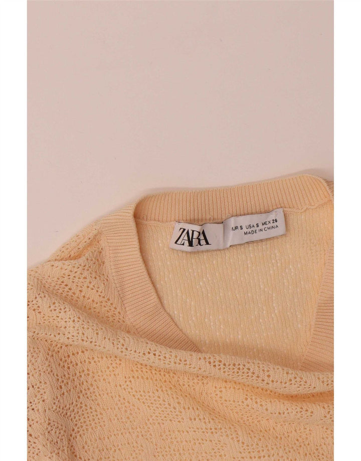 Zara ženska majica dugih rukava UK 8 Mala bež