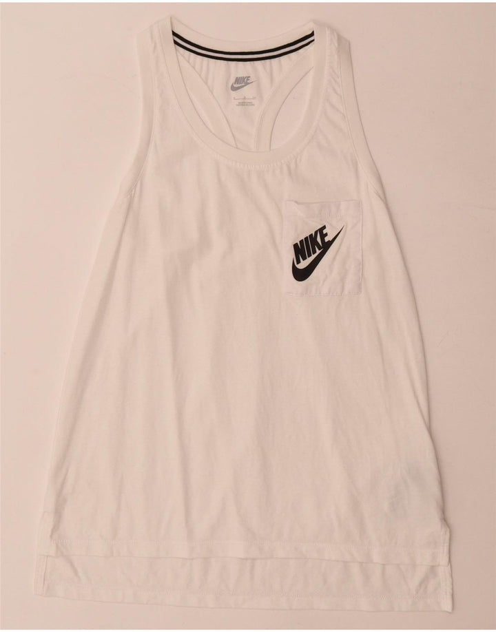 Nike Ženski grafički prsluk Top UK 10 Small White Modal