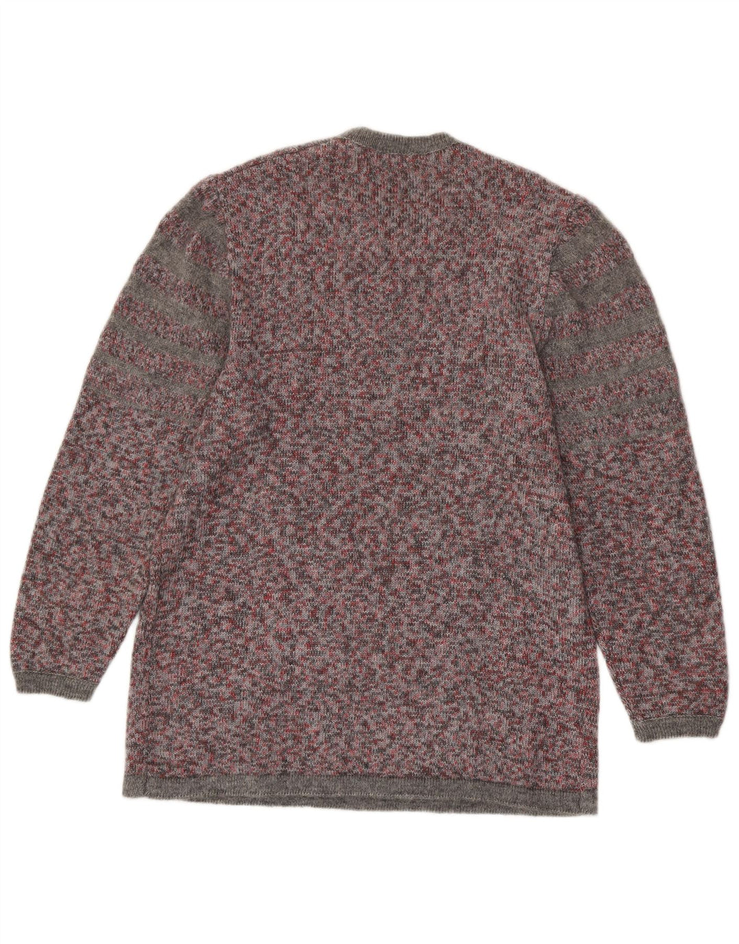 VINTAGE ženski džemper s okruglim izrezom UK 16 Velikih raznobojnih fleka