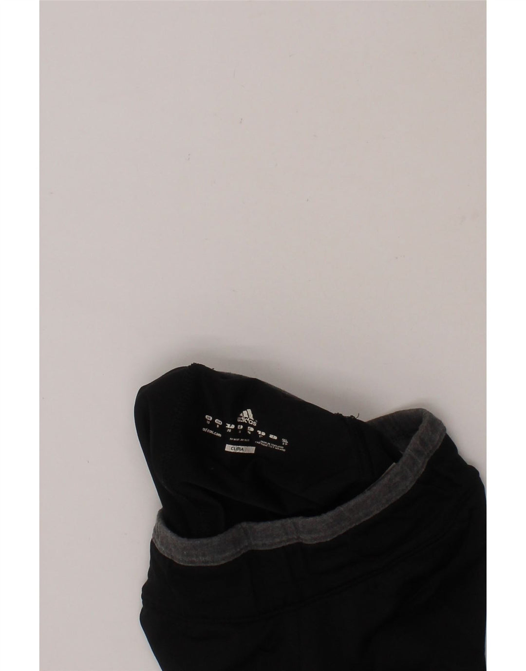 ADIDAS Womens Climalite Sport Shorts UK 10 Small  Black Polyester Vintage Adidas and Second-Hand Adidas from Messina Hembry 
