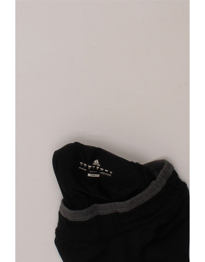 ADIDAS Womens Climalite Sport Shorts UK 10 Small  Black Polyester Vintage Adidas and Second-Hand Adidas from Messina Hembry 