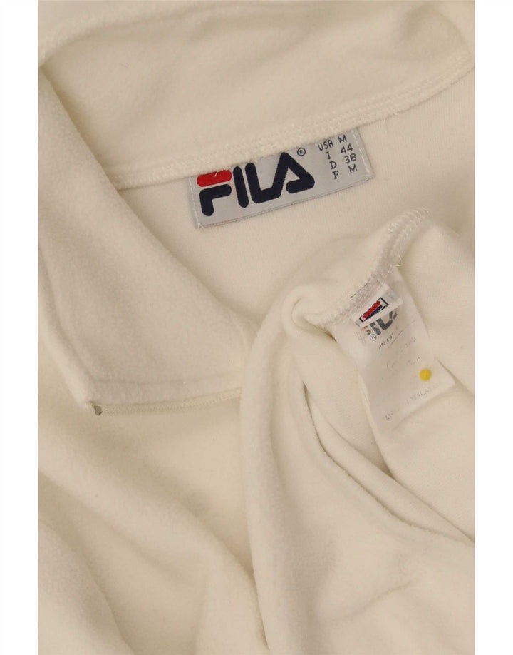 Fila ženski bodi od flisa dugih rukava UK 14 Srednji bijeli poliester