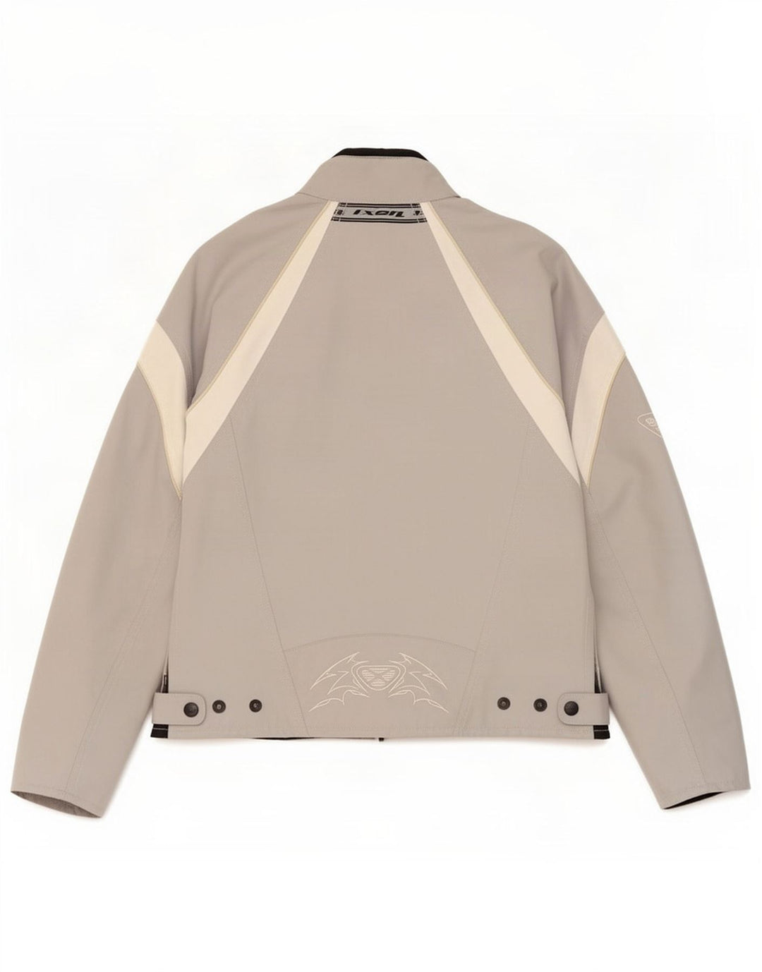 Ixon ženska grafička trkaća jakna US 4 Small Gray Colourblock Polyester
