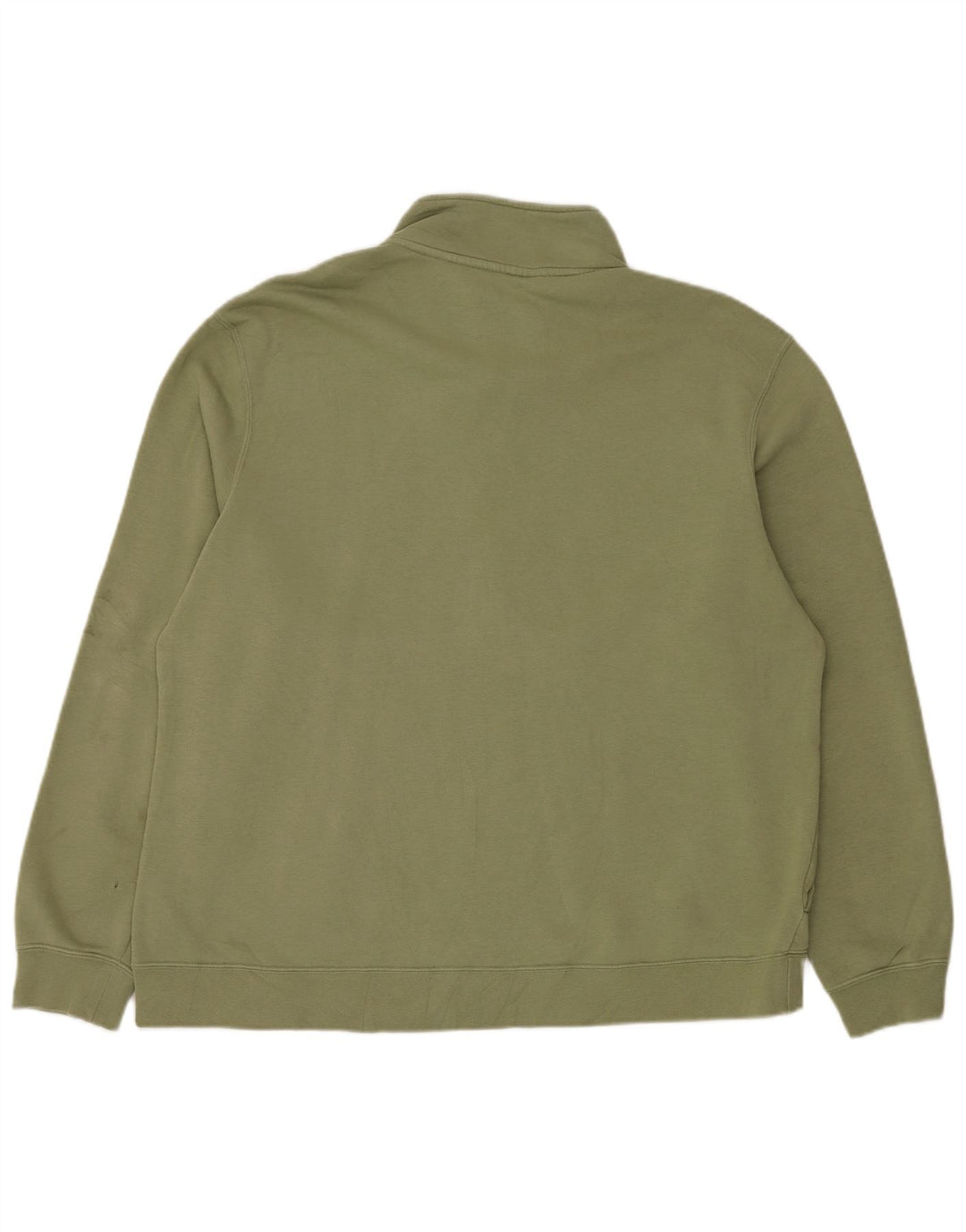 Nike muška majica s izrezom s patentnim zatvaračem XL, zeleni pamuk