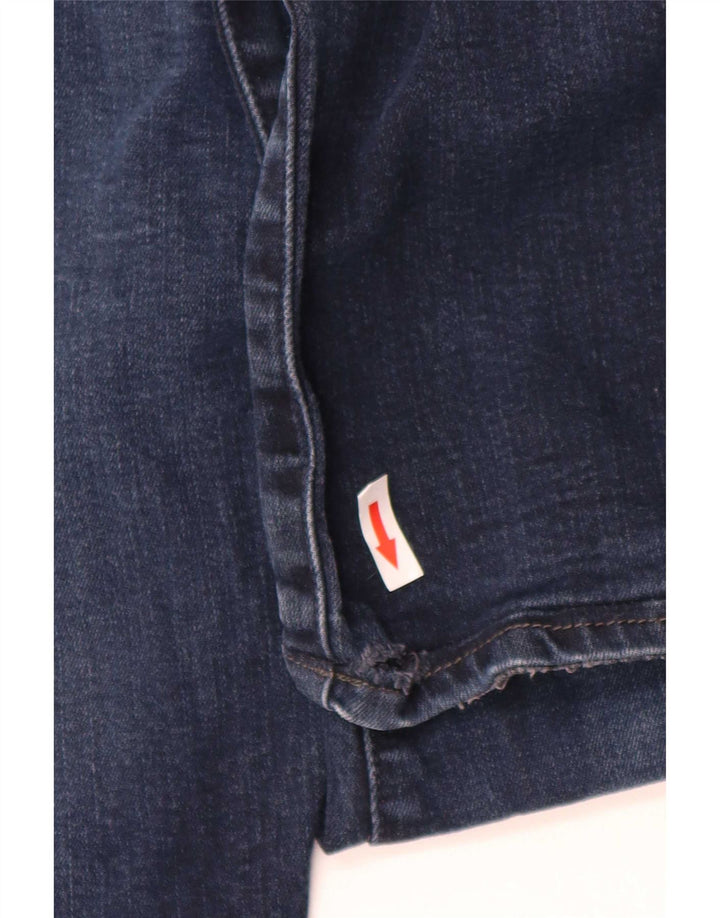 Levi's muške ravne traperice W32 L27 tamnoplavi pamuk