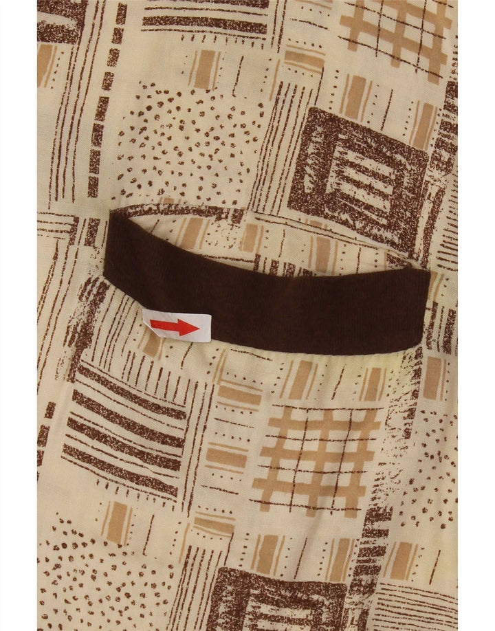 Vintage muška polo majica XL bež viskoza
