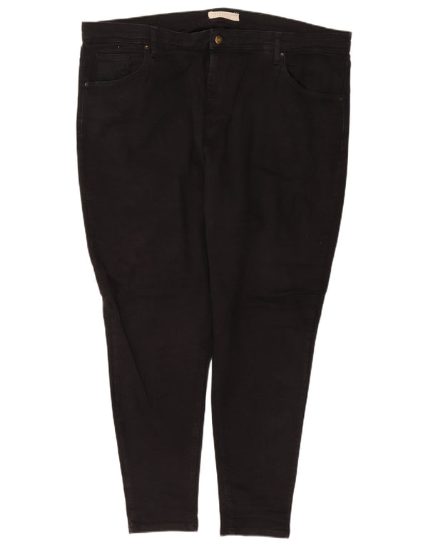 Topshop ženske Jamie Slim Jeans UK 26 3XL W44 L28 crni pamuk