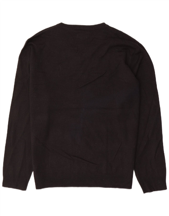 PIERRE CARDIN Muški džemper s V-izrezom 3XL crni akril