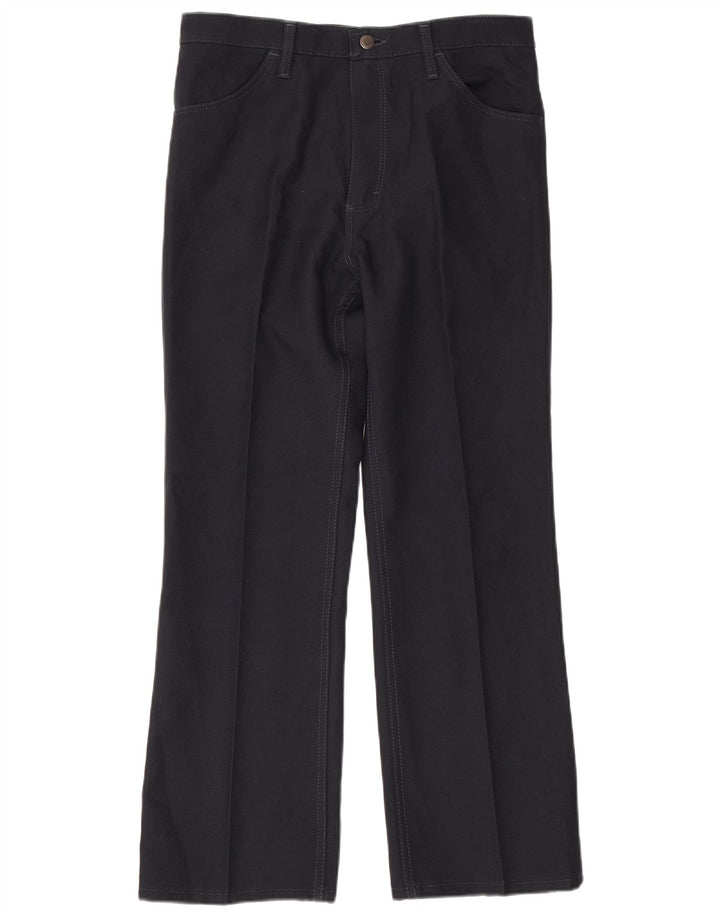 Wrangler muške ležerne hlače Bootcut W36 L30 tamnoplavi poliester