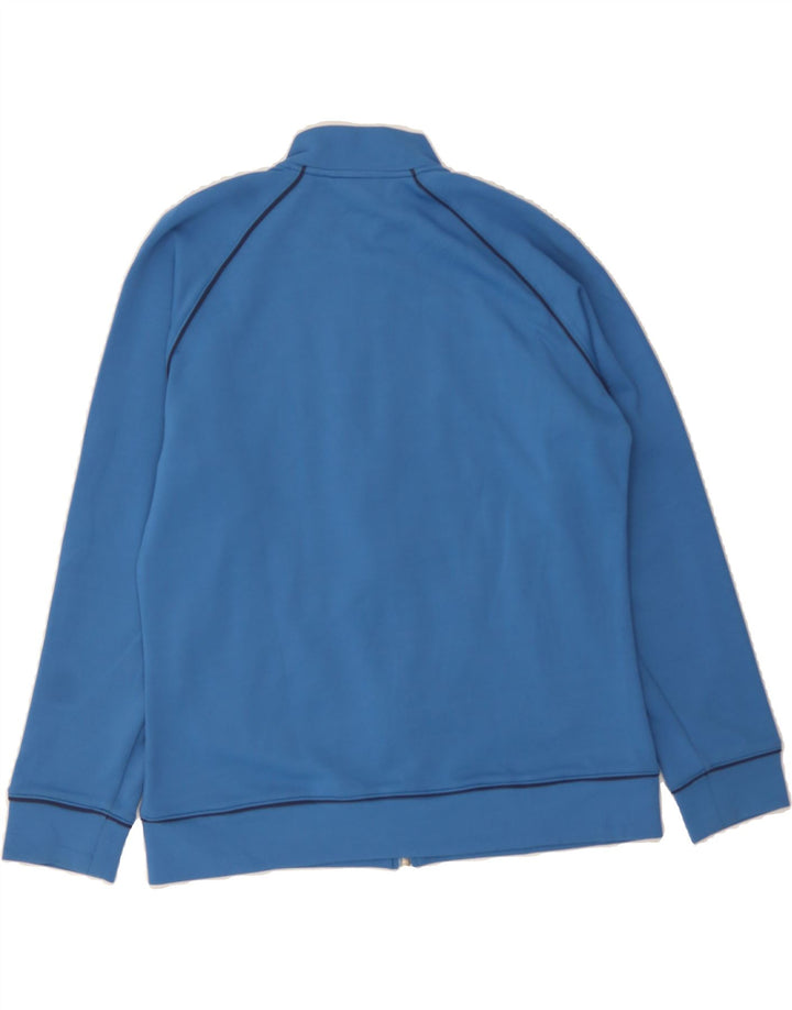 ASICS Womens Tracksuit Top Jacket UK 16 Large Blue Polyamide Vintage Asics and Second-Hand Asics from Messina Hembry 