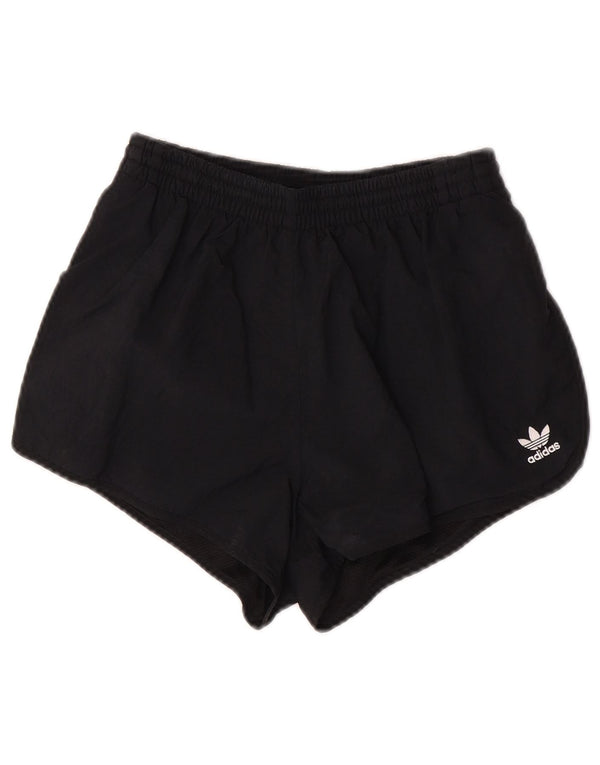 Adidas ženske sportske kratke hlače UK 8 male crne poliesterske