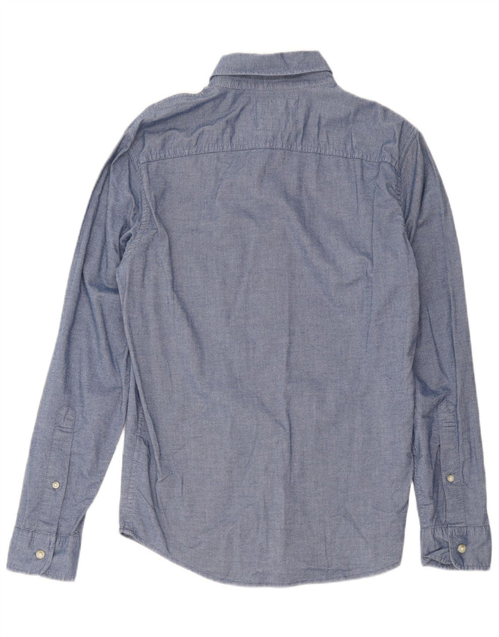 Hollister muška majica mala plava pamučna
