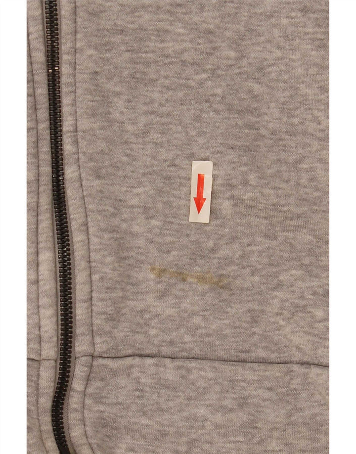 Adidas muški pulover s kapuljačom 3D Arc Zip, srednje sivi pamuk