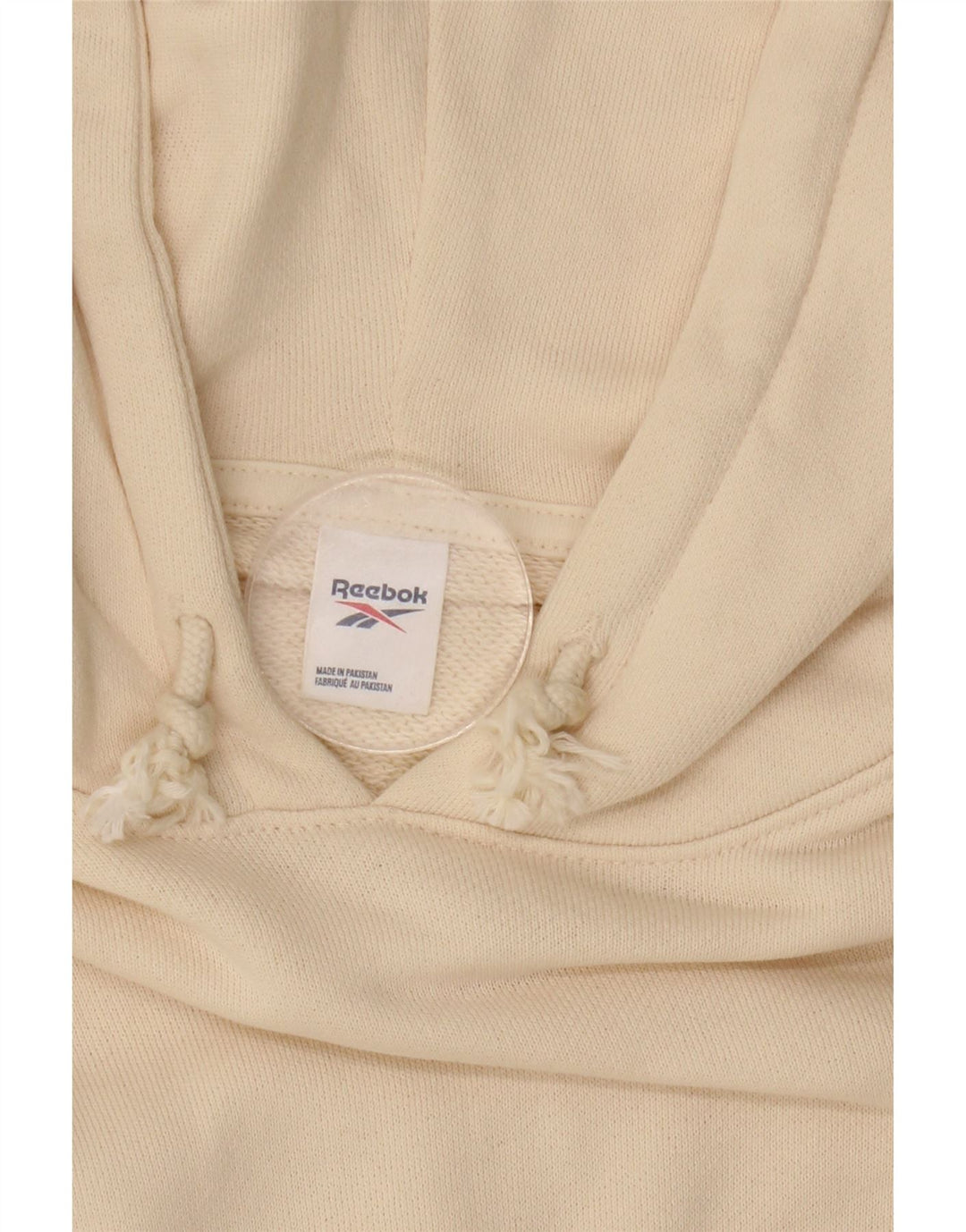 REEBOK Ženska prevelika majica s kapuljačom UK 16 Large Off White Pamuk