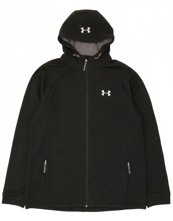 Under Armour muški pulover s kapuljačom s patentnim zatvaračem XL crni poliester