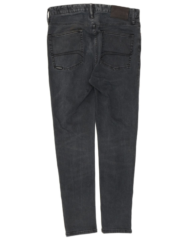 SUPERDRY Muške uske traperice W32 L30 Plavi pamuk