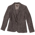 Massimo Dutti Ženska jakna sako s 1 gumbom EU 40 Srednje siva Houndstooth