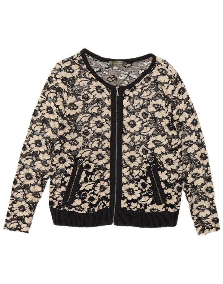 Ženski prozirni kardigan od MINT VELVET UK 14 srednje crna viskoza