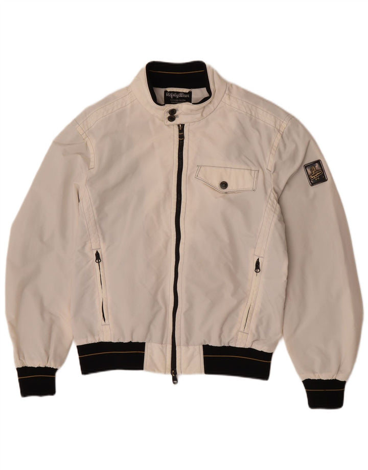 Refrigiwear muška kišna jakna UK 40 Large off white Colourblock najlon