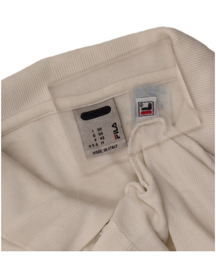 Fila muška polo majica IT 50 Srednje bijeli pamuk