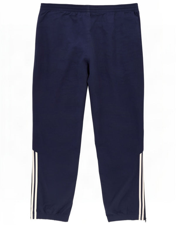 Adidas Mens Trenirka Hlače Large Navy Blue Polyester