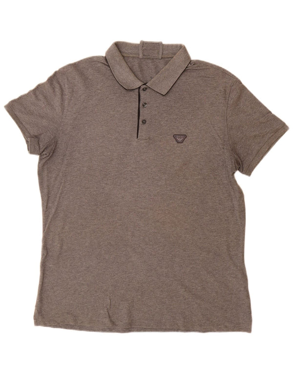 Armani Jeans muška polo majica 3XL sivi pamuk