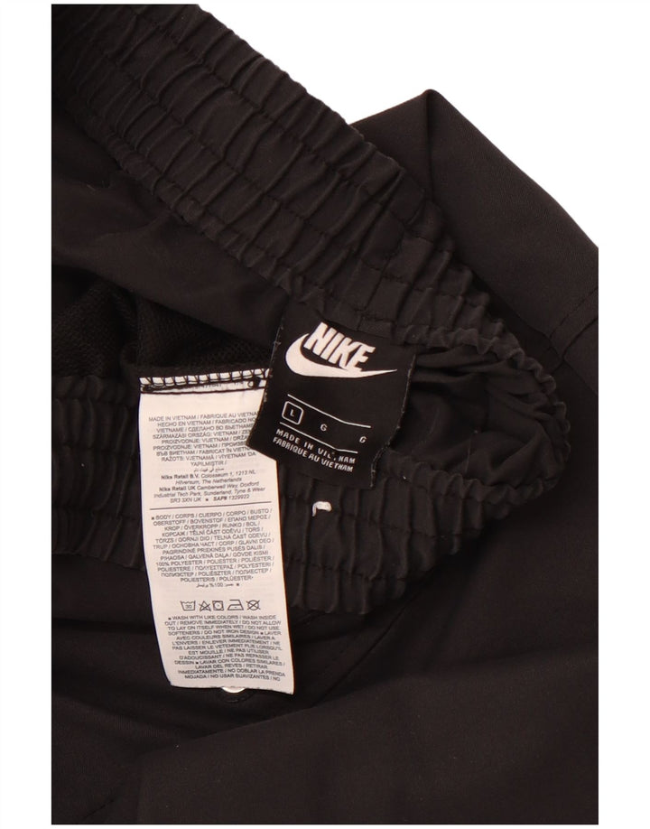 NIKE Mens Grant Fit Trenirka Hlače Joggers Veliki crni poliester