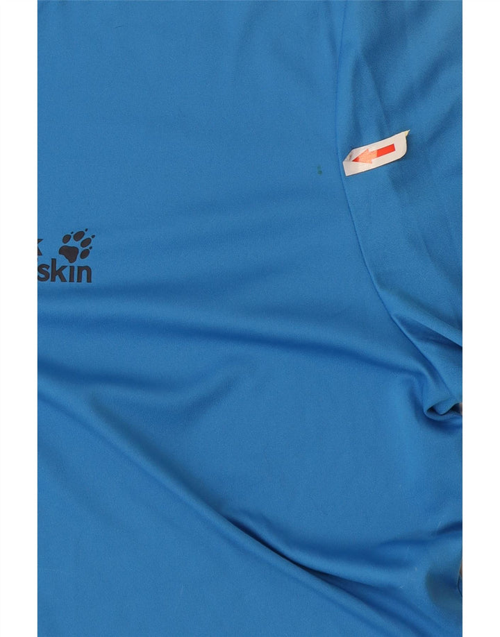 Jack Wolfskin muška majica kratkih rukava UK 38 mali plavi poliester