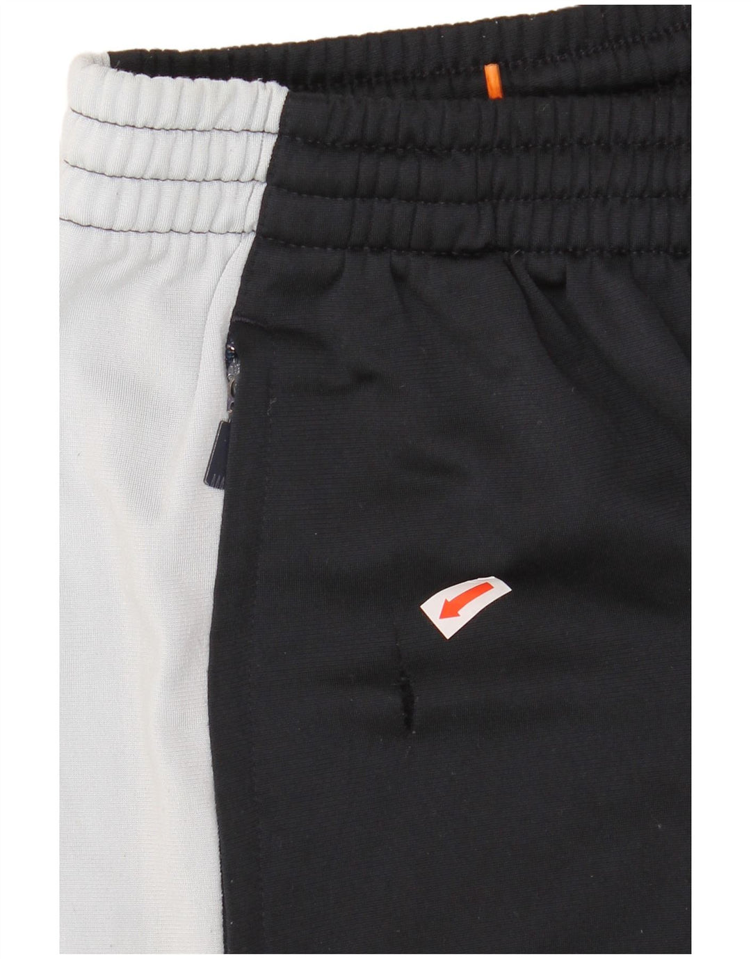 ADIDAS Boys Tracksuit Trousers 13-14 Years  Black Colourblock Polyester