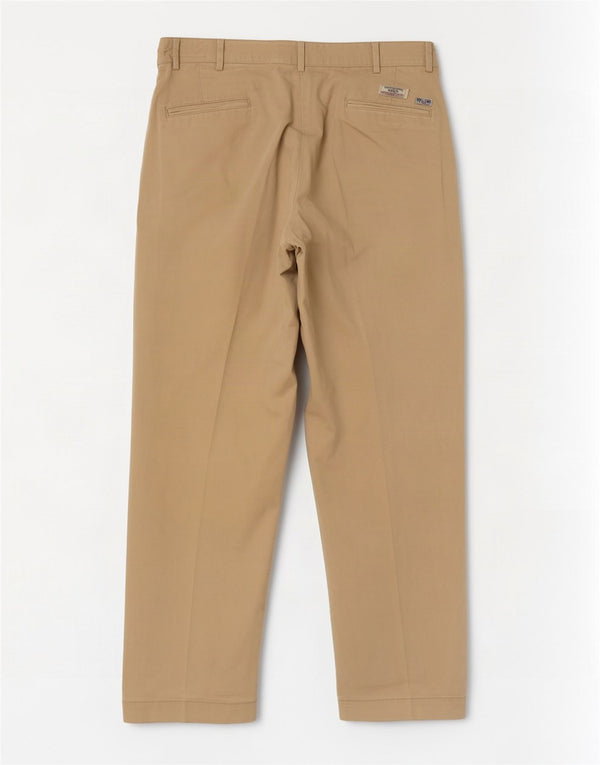 Polo Ralph Lauren muške ravne chino hlače W38 L30 bež