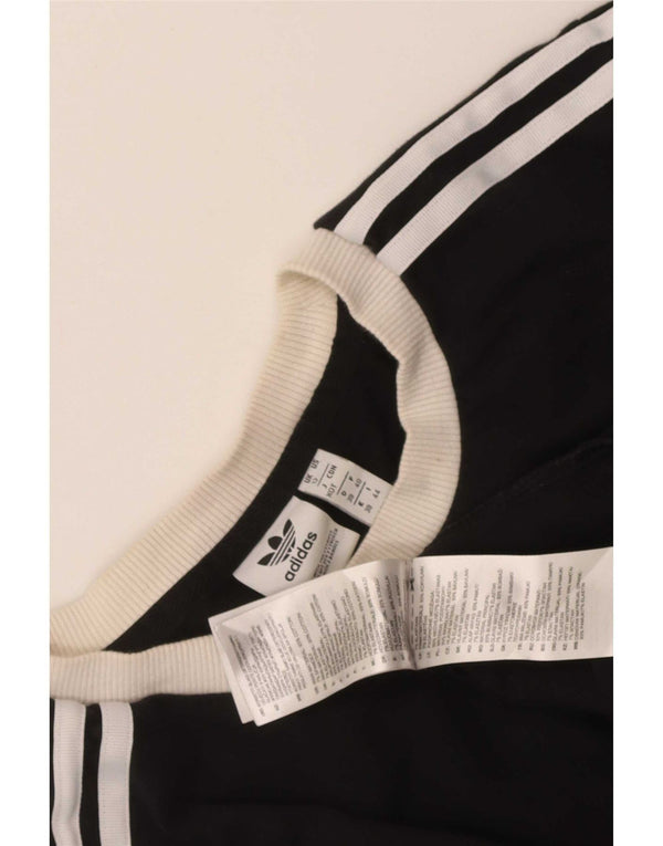 Adidas ženska majica dugih rukava UK 12 Srednje crni pamuk